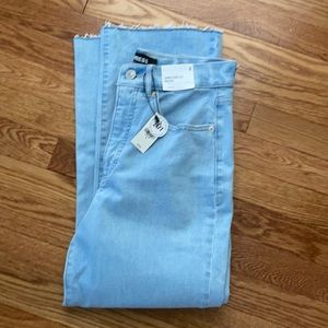 NWT Express cropped wide leg high rise size 4
